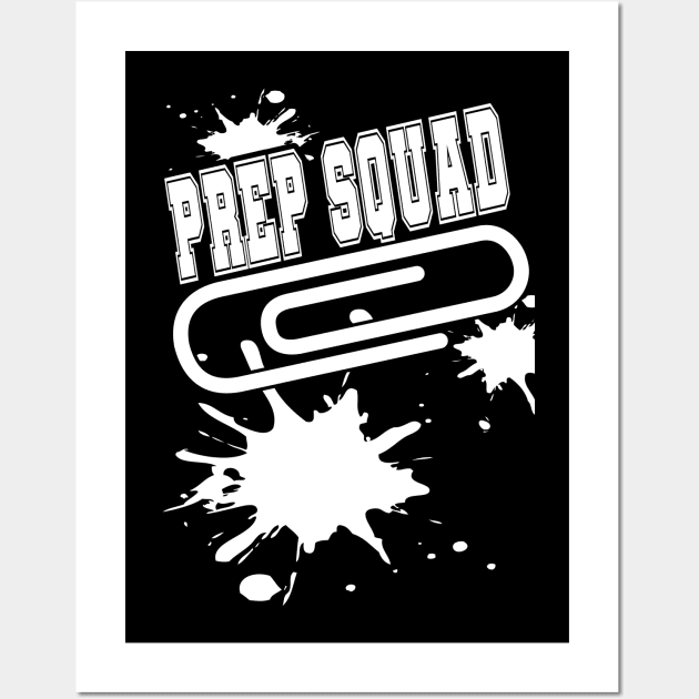 Prep Squad Team Work Splatter Wall Art by Black Ice Design